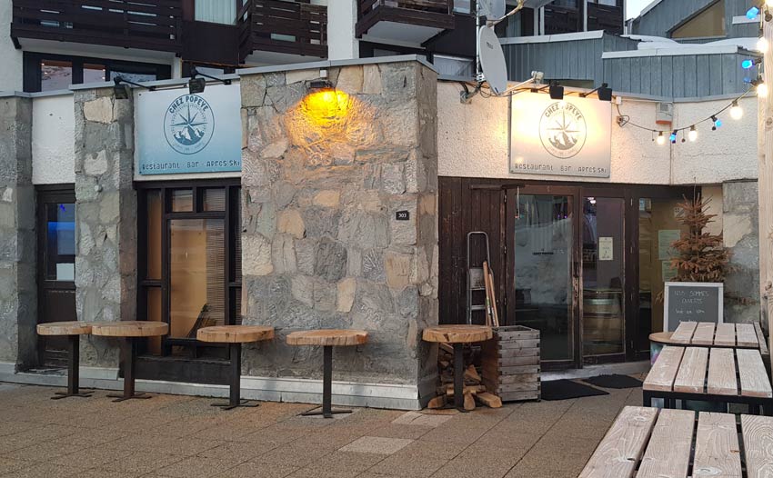 Le bar/pub 'Chez Popeye' à Tignes Val Claret